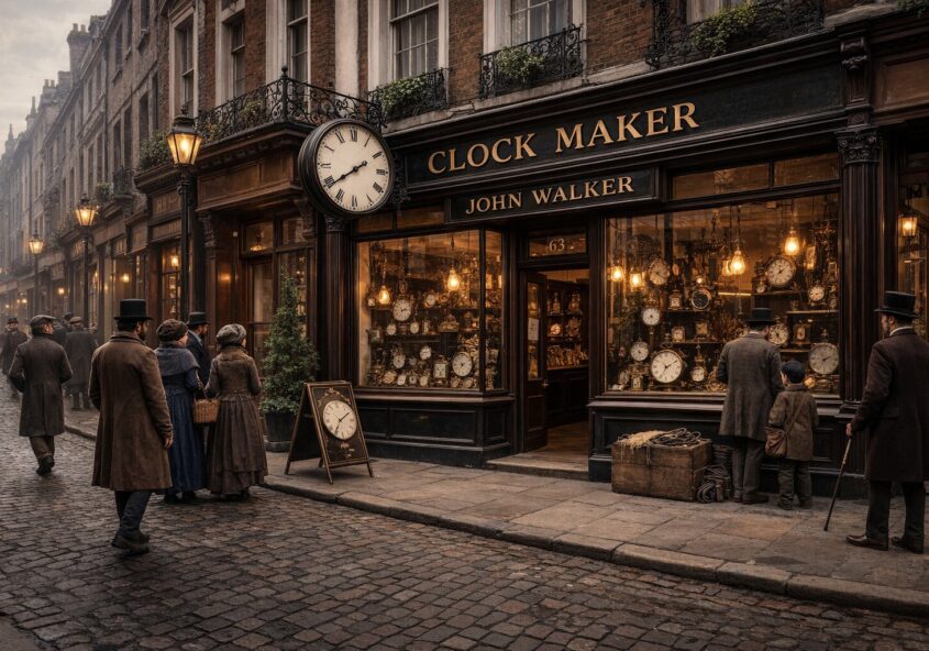 John walker shop workshop in london 1830