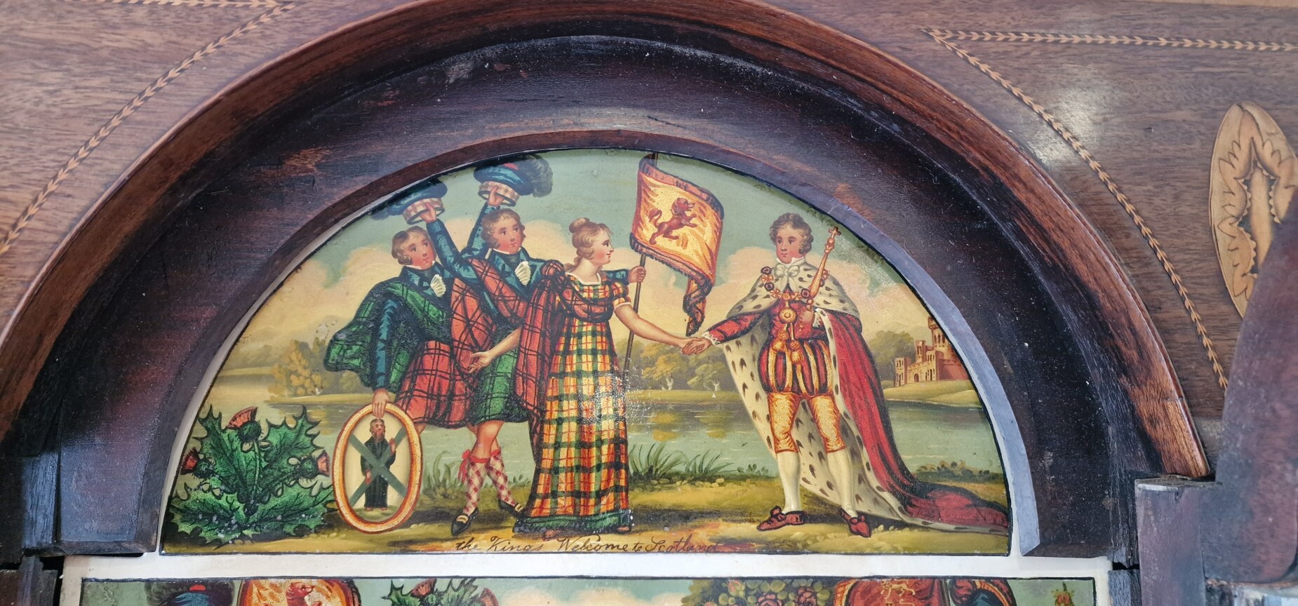 Scottish painted dial longcase clocks 1 Scottish painted dial longcase clocks 1