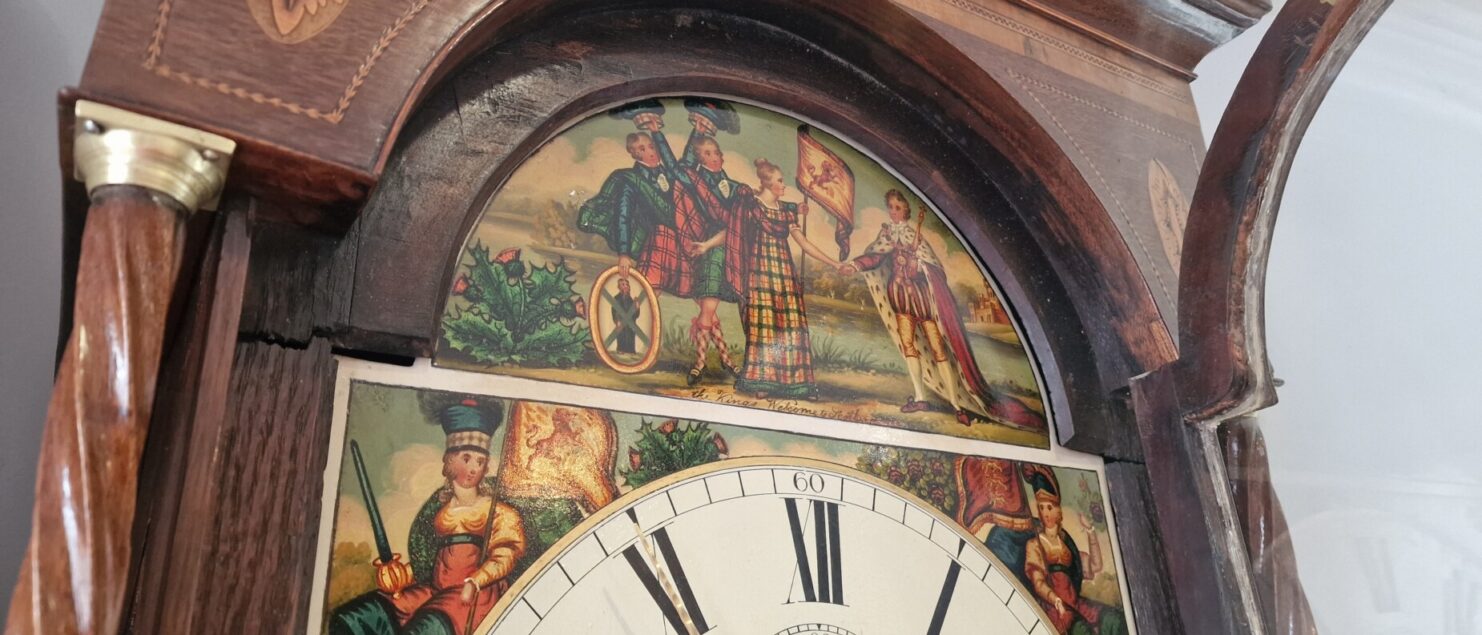 Scottish painted dial longcase clocks 2
