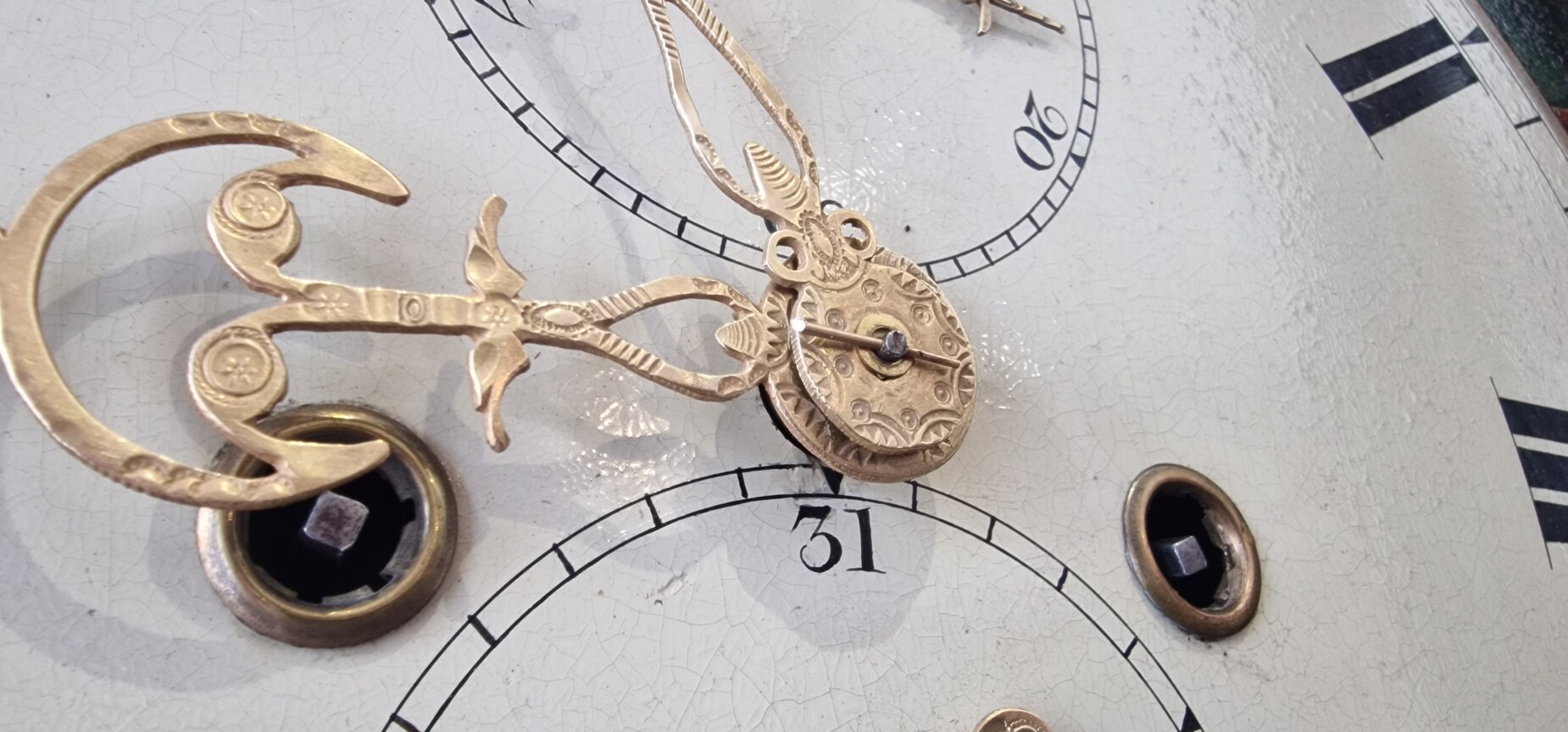 Scottish painted dial longcase clocks 5 Scottish painted dial longcase clocks 5